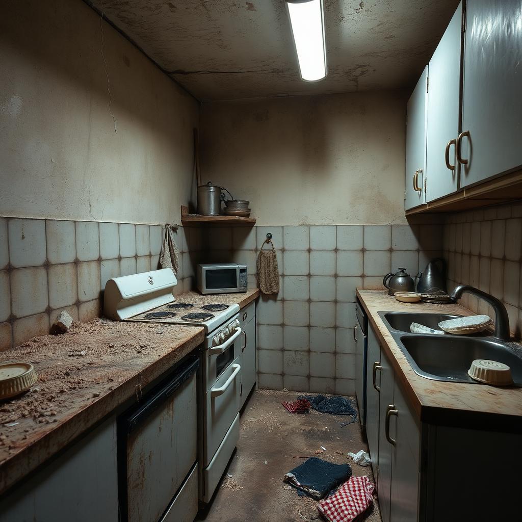 Before — Abandoned kitchen revival